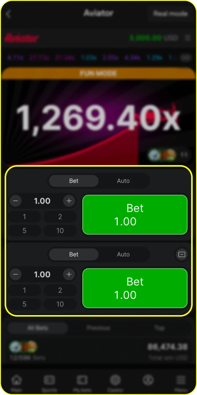 Place your first bet on Aviator at Parimatch and win.