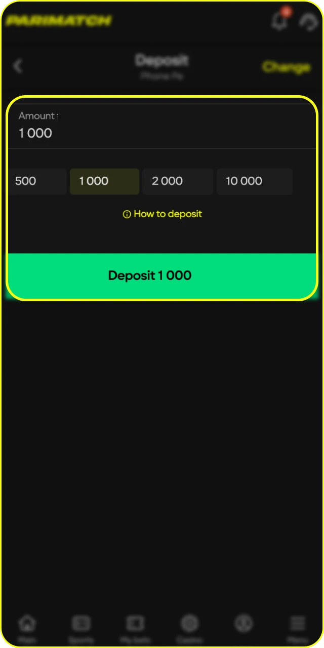 Make a deposit to activate your exclusive Parimatch Cricket welcome offer.