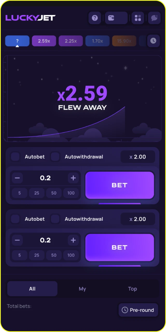 Watch the flight of Lucky Jet at Parimatch and cash out.