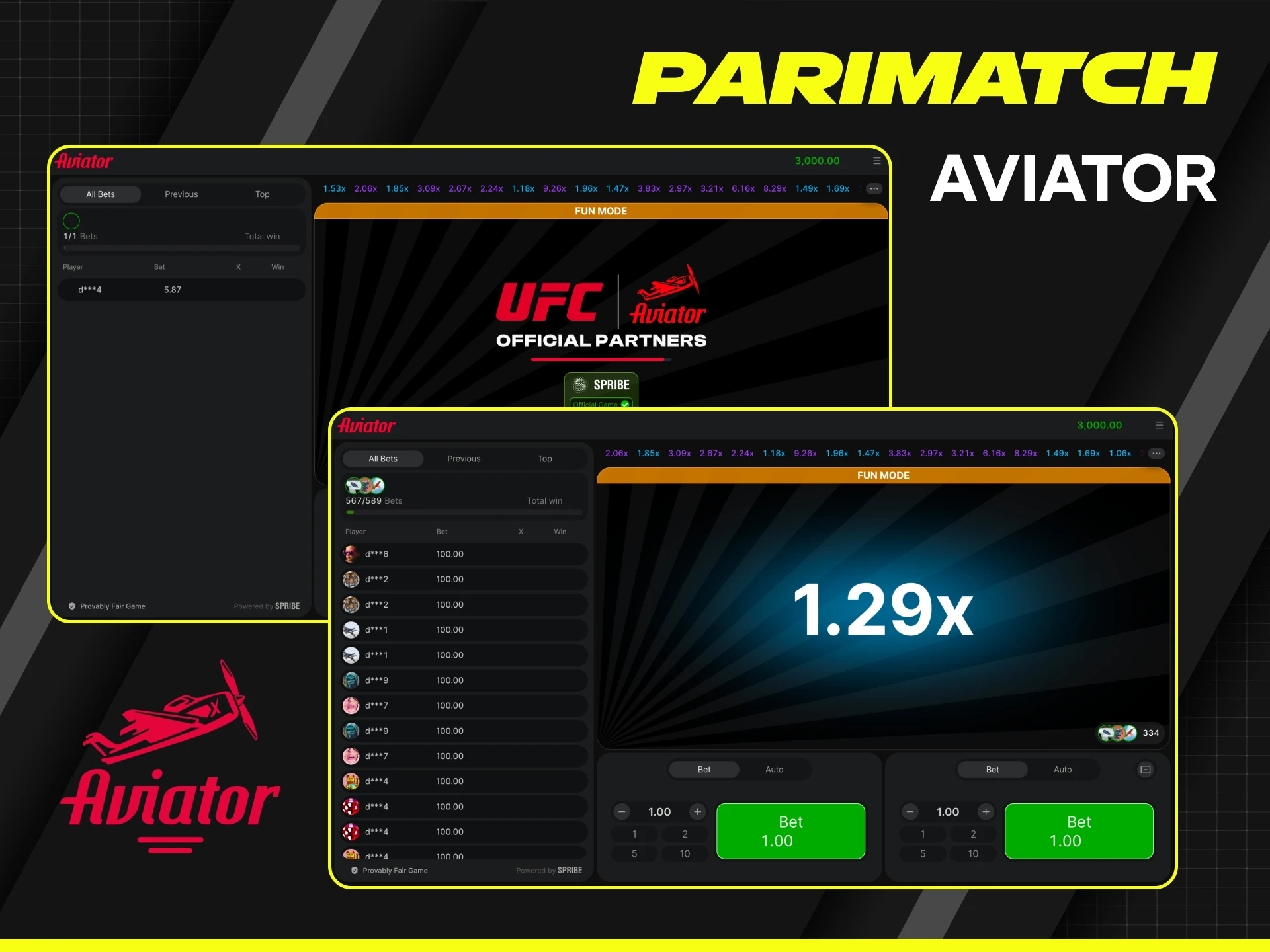 Launch the popular Aviator crash game and multiply your stakes at Parimatch.