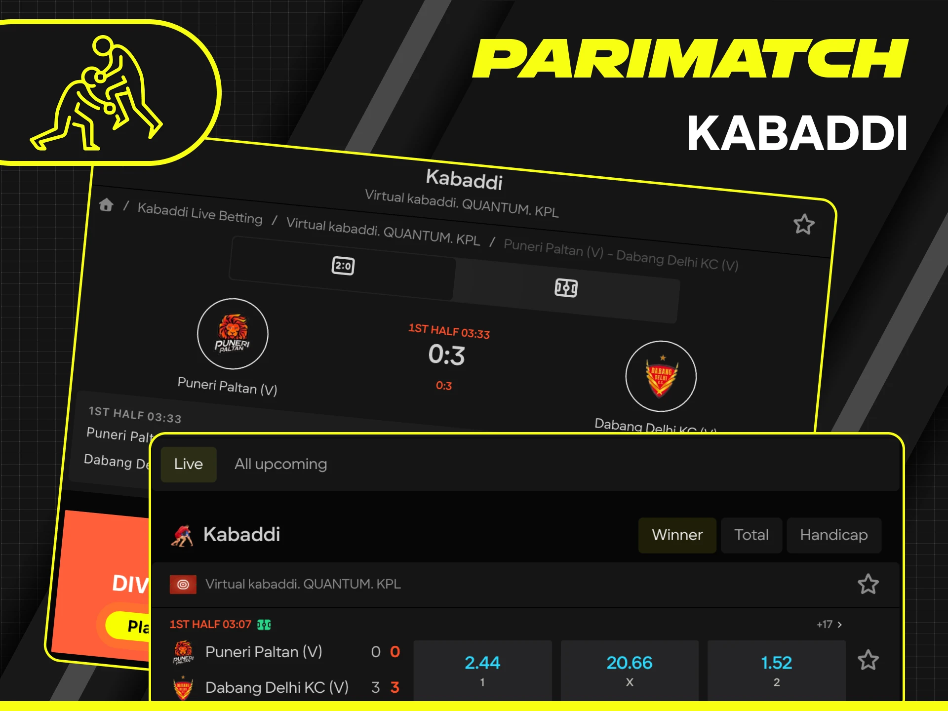 Try kabaddi betting at Parimatch to support local and international tournaments.